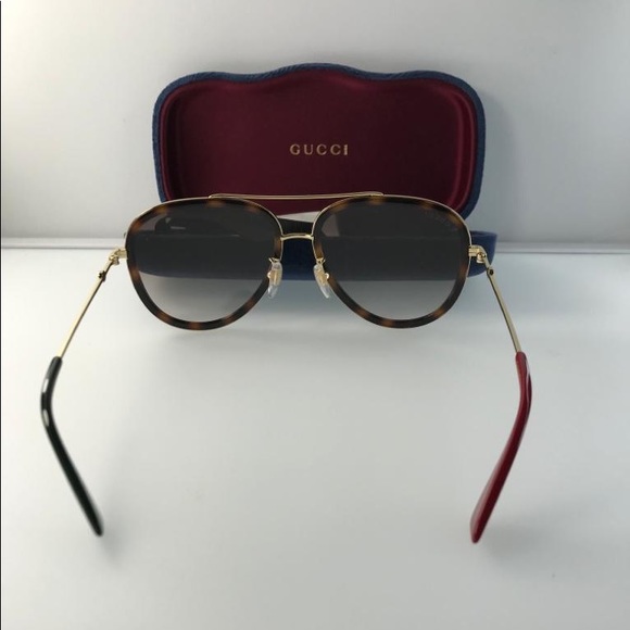 GUCCI Brown Gradient Sunglasses
GG0062S 012 57 - Picture 5 of 15